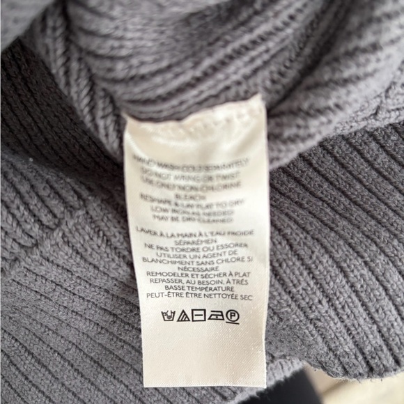 Free People • Easy Street Cropped Sweater Gray S - Picture 5 of 6